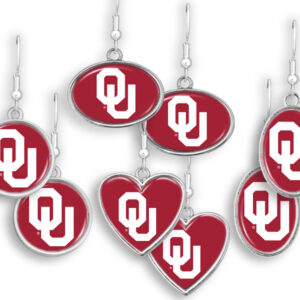 OKLAHOMA SOONERS EARRINGS CHARM ASSORTED