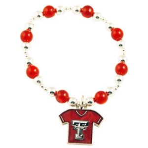 TEXAS TECH RED RAIDERS BRACELET CHARM ASSORTED