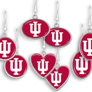 INDIANA HOOSIERS EARRINGS CHARM ASSORTED