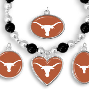 TEXAS LONGHORNS BRACELET CHARM ASSORTED