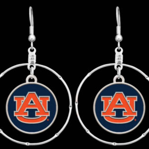 AUBURN TIGERS EARRING LOOP EPOXY CHARM