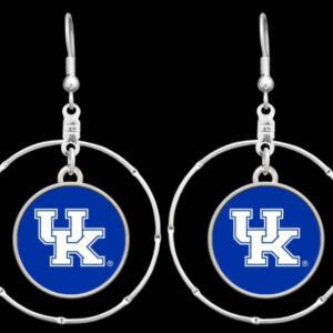 KENTUCKY WILDCATS EARRING LOOP EPOXY CHARM