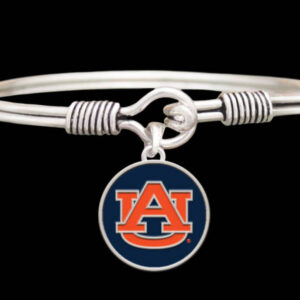 AUBURN TIGERS BRACELET BANGLE EPOXY CHARM