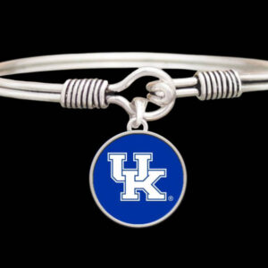 KENTUCKY WILDCATS BRACELET BANGLE EPOXY CHARM