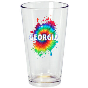 GEORGIA PINT GLASS TIE DYE