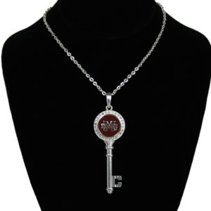 MISSISSIPPI STATE BULLDOGS JEWELRY NECKLACE KEY CHARM SNAP ON