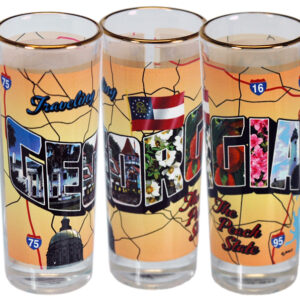 GEORGIA SHOOTER GOLD RIM POSTCARDS