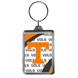 TENNESSEE VOLUNTEERS KEYCHAIN LUCITE VORTEX