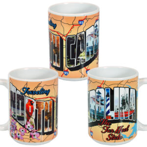 NORTH CAROLINA MUG GRANDE POSTCARD