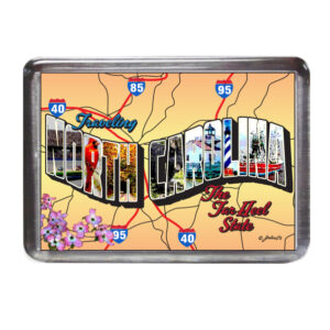 NORTH CAROLINA MAGNET ACRYLIC POSTCARD