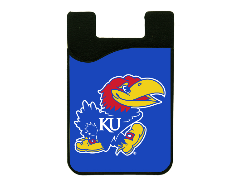 KANSAS JAYHAWKS CELL PHONE CARD HOLDER