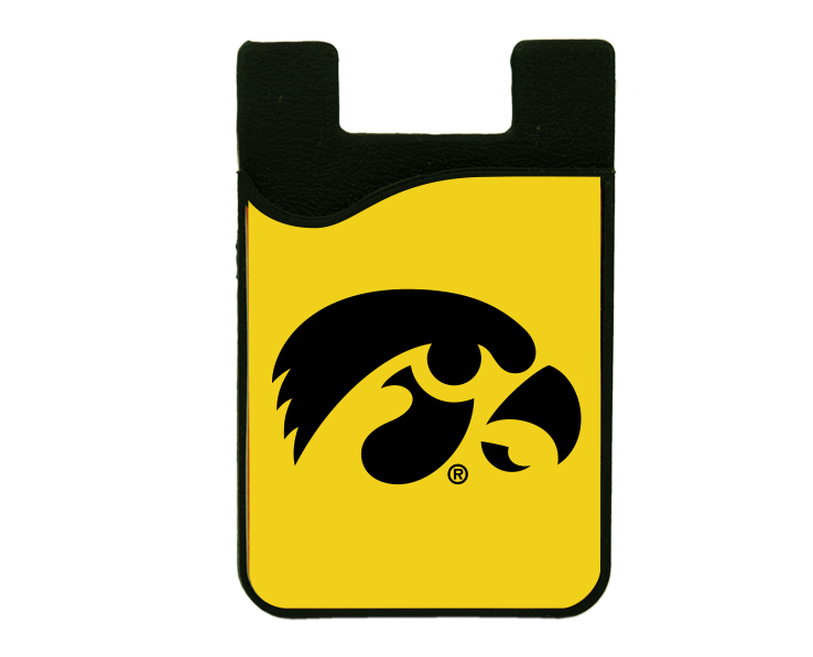 IOWA HAWKEYES CELL PHONE CARD HOLDER