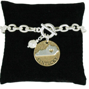 KENTUCKY BRACELET TOGGLE PEARL DISC