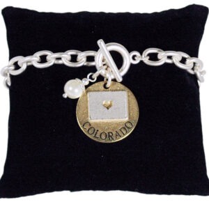 COLORADO BRACELET TOGGLE PEARL DISC