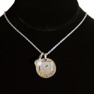 COLORADO JEWELRY NECKLACE TOGGLE PEARL DISC