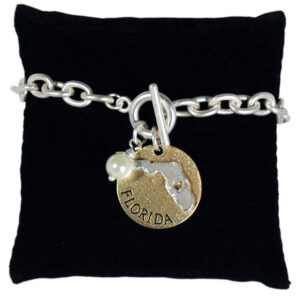 FLORIDA BRACELET TOGGLE PEARL DISC