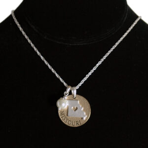 MISSOURI JEWELRY NECKLACE TOGGLE PEARL DISC