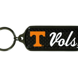 TENNESSEE VOLUNTEERS KEYCHAIN CARBON FIBER OBLONG