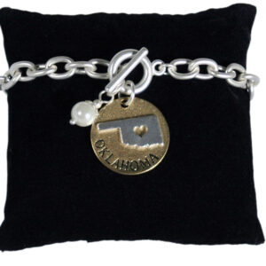 OKLAHOMA BRACELET TOGGLE PEARL DISC
