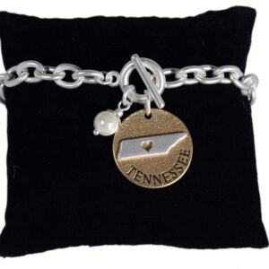 TENNESSEE BRACELET TOGGLE PEARL DISC