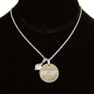 TENNESSEE JEWELRY NECKLACE TOGGLE PEARL DISC