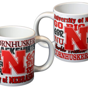 NEBRASKA CORNHUSKERS MUG XXL WORDMARK