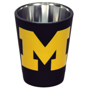 MICHIGAN WOLVERINES SHOTGLASS MATTE