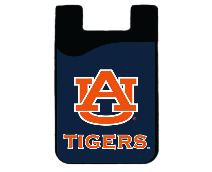 AUBURN TIGERS CELL PHONE CARD HOLDER