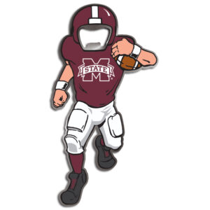 MISSISSIPPI STATE BULLDOGS BOTTLE OPENER MAGNET MAGNET PLAYER