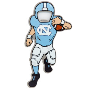 NORTH CAROLINA TAR HEELS BOTTLE OPENER MAGNET MAGNET PLAYER