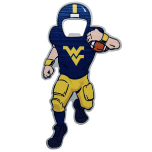 WEST VIRGINIA MOUNTAINEERS BOTTLE OPENER MAGNET MAGNET PLAYER