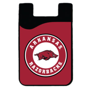ARKANSAS RAZORBACKS CELL PHONE CARD HOLDER BULLSEYE