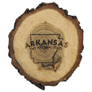 ARKANSAS MAGNET WOOD SLICE NATURAL STATE