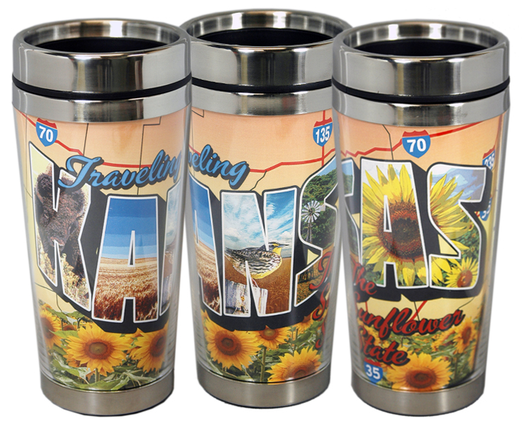 KANSAS MUG TRAVEL INSERT POSTCARD