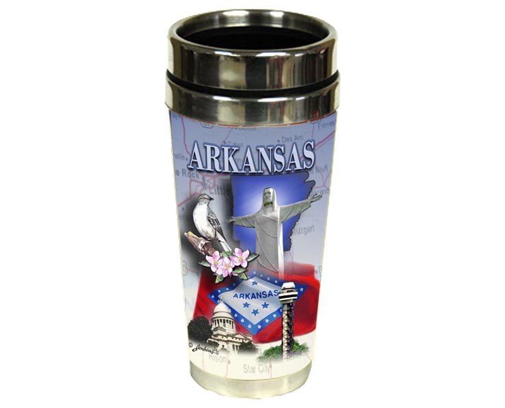 ARKANSAS MUG TRAVEL INSERT MONTAGE