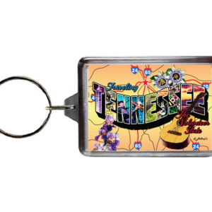 TENNESSEE KEYCHAIN LUCIITE POSTCARD