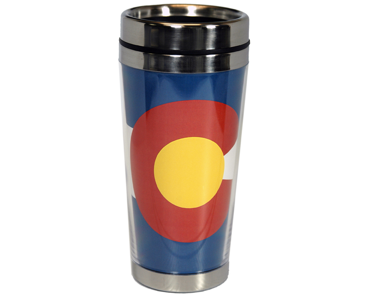 COLORADO MUG TRAVEL INSERT STATE FLAG