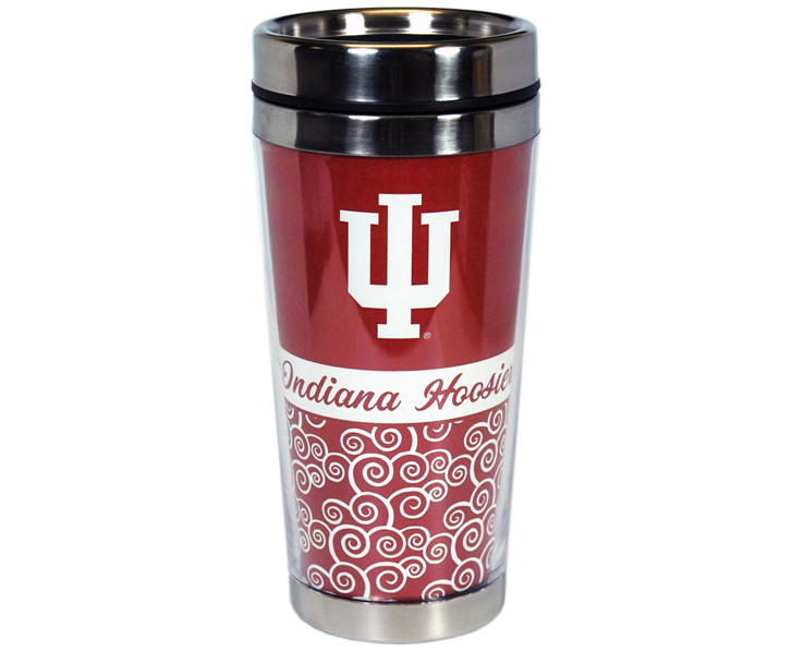 INDIANA HOOSIERS MUG TRAVEL INSERT SPIRAL