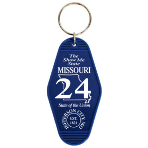 MISSOURI KEYCHAIN MOTEL BLUE