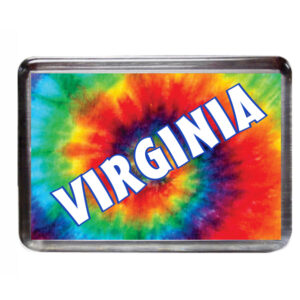 VIRGINIA MAGNET ACRYLIC TIE DYE