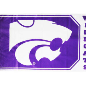 KANSAS STATE WILDCATS FLAG 3 X 5 WRAP