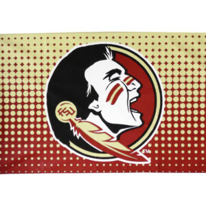FLORIDA STATE SEMINOLES FLAG 3 X 5 DOT PATTERN