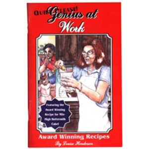 COOK BOOK QUIET PLEASE! GENIUS AT WORK