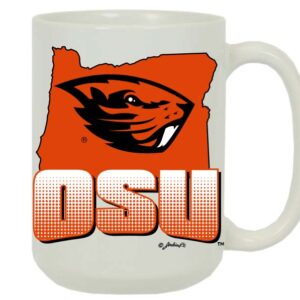 OREGON STATE BEAVERS MUG GRANDE STATE MAP & LOGO