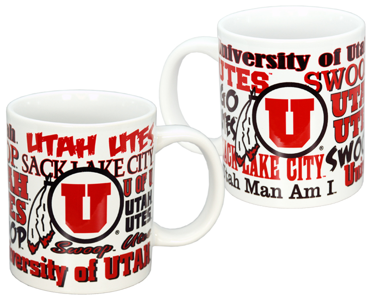 UTAH UTES MUG XXL LOGO WORDMARK