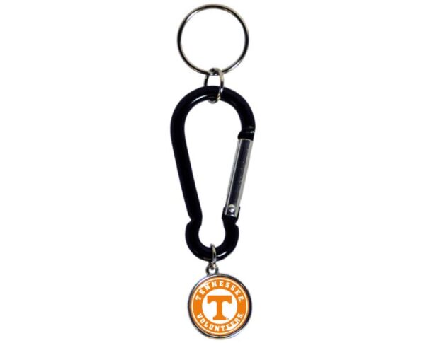 TENNESSEE VOLUNTEERS KEYCHAIN CARABINER DOMED CHARM - Jenkins Enterprises