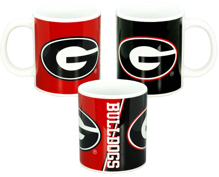 GEORGIA BULLDOGS MUG XXL SPLIT COLOR