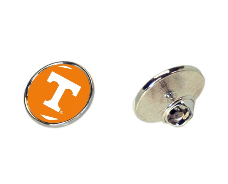 TENNESSEE VOLUNTEERS JEWELRY LAPEL PIN LOGO DOMED