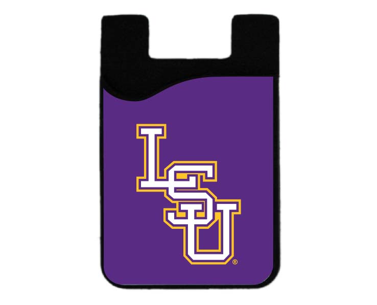 LSU TIGERS MEDIA CELL PHONE CARD HLDR BASEBALL LOGO