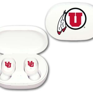 UTAH UTES MEDIA EARBUDS WIRELESS LOGO